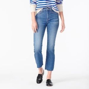 J. Crew 9” Billie Demi Boot Crop Jeans 30